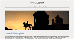 Desktop Screenshot of monikaczernin.com